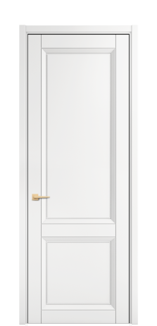 Дверь межкомнатная Беллуно 2 Цвет Белый Покрытие ЭМАЛИ Эмаль Наличник L 50 Цена 59083