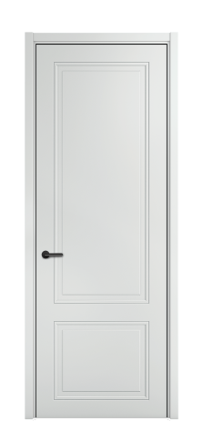 Дверь межкомнатная Страйп 2 Цвет Облачный Покрытие ЭМАЛИ Эмаль Наличник  L 50 Цена 46303