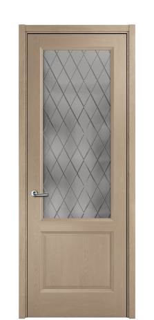 Дверь межкомнатная Неоклассик 2 Цвет Дуб Песочный Покрытие ШПОН Дуб Наличник L 50 Цена 55967